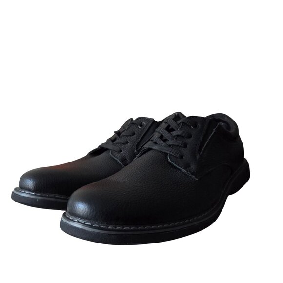 Nunn Bush Otto Plain Toe Oxfords Casual Leather Shoes Men\'s Size 9.5 Black main image 6
